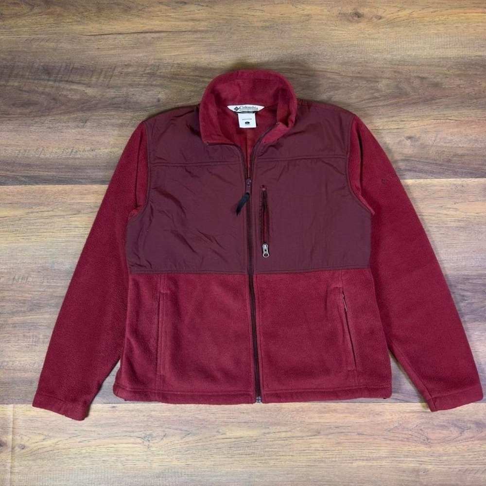 Columbia Women's Y2K Fleece Jacket Burgundy